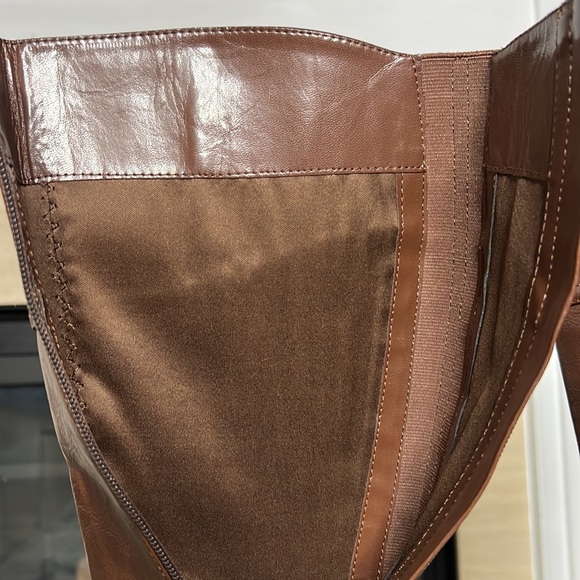 UNISA Brown Knee High Riding Boot, 6M - Picture 8 of 8